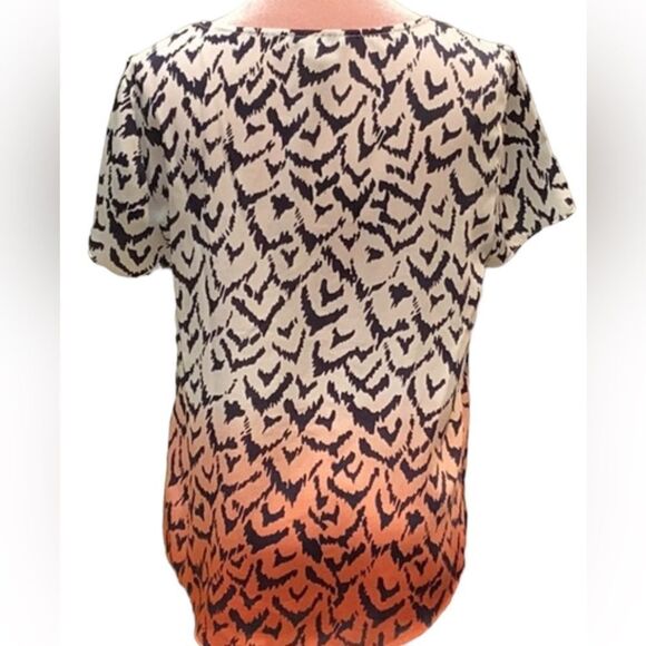 DKNY SMALL WOMENS SHIRT BLOUSE SHORT SLEEVES - Picture 4 of 7